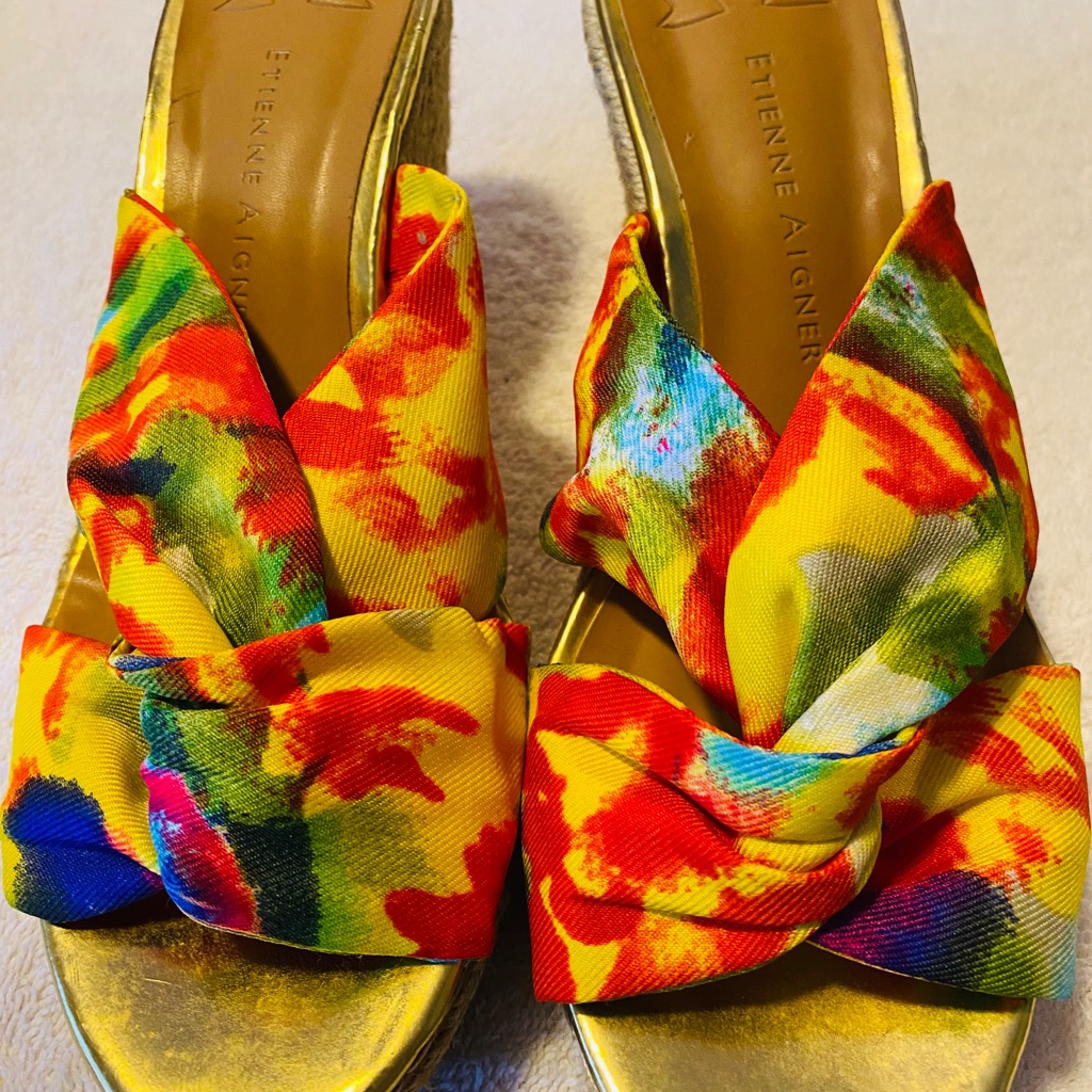 Brand New Gorgeous Wedges By Etenne Aigner  Box 61
